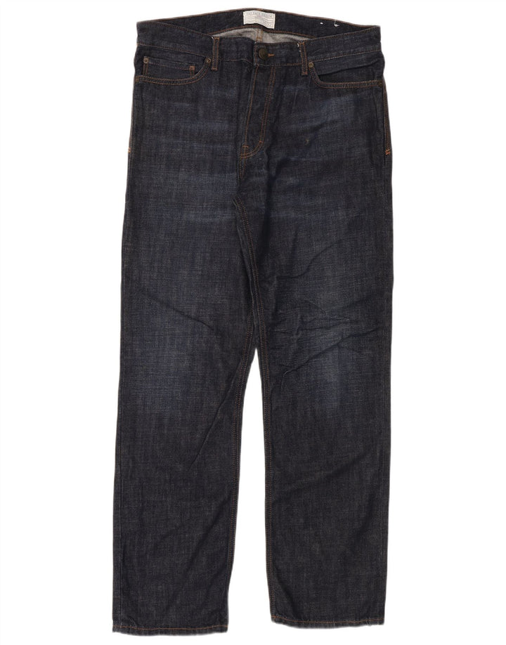 Jeans dritti da uomo Fat Face W34 L32 cotone blu