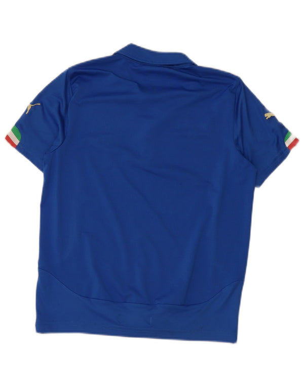Polo grafica PUMA bambino Italia 9-10 anni blu