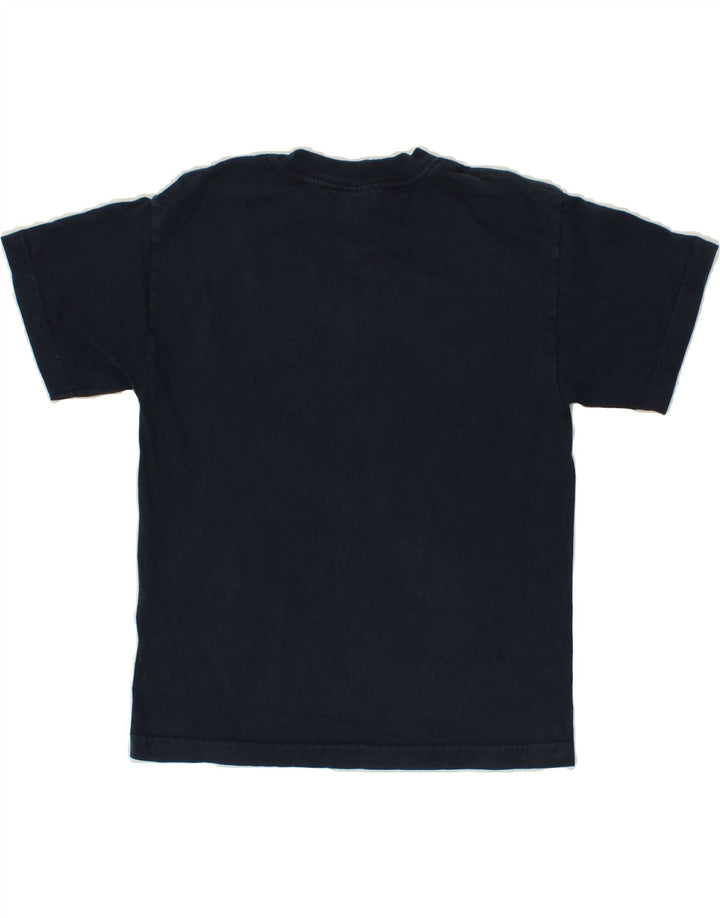 ADIDAS Boys Graphic T-Shirt Top 10-11 Years Navy Blue Vintage Adidas and Second-Hand Adidas from Messina Hembry 