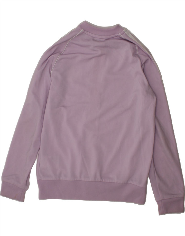 ADIDAS Girls Tracksuit Top Jacket 8-9 Years Purple Polyester Vintage Adidas and Second-Hand Adidas from Messina Hembry 