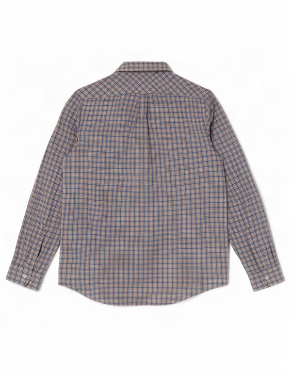 Camicia da uomo in flanella James Pringle Poliestere a quadri blu medio