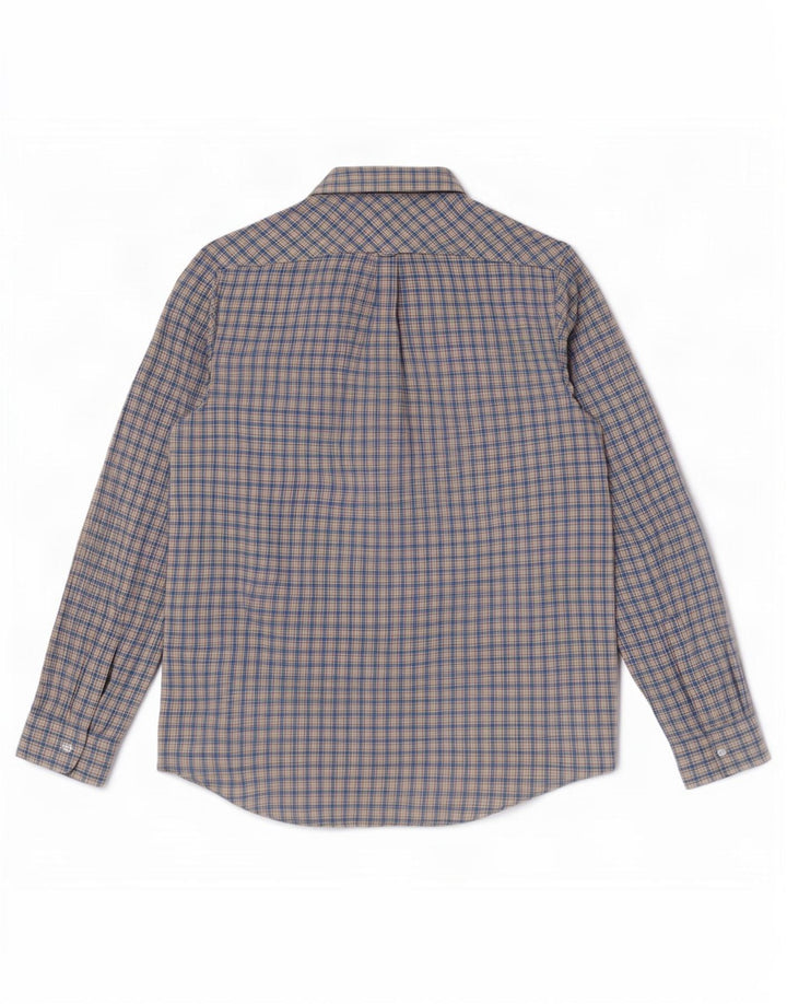 Camicia da uomo in flanella James Pringle Poliestere a quadri blu medio