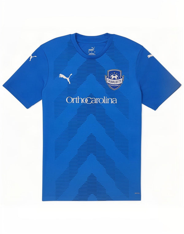 T-shirt grafica Puma da uomo Charlotte Soccer Academy blu medio
