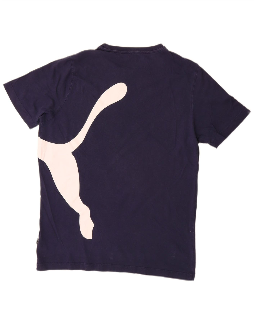 T-shirt grafica da uomo Puma Top medio blu navy