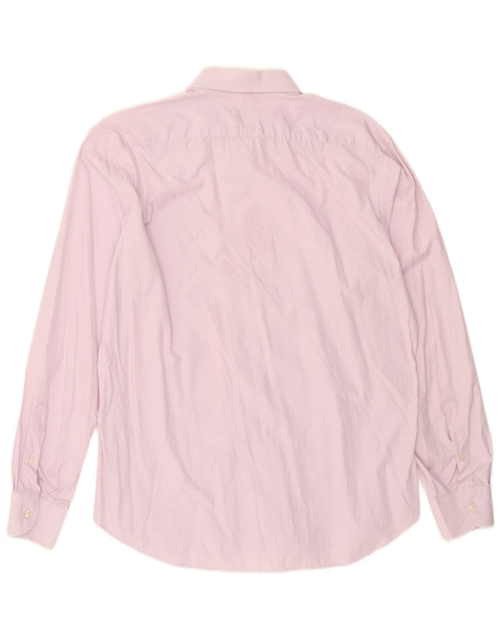Camicia da uomo Roccobarocco taglia 42 16 1/2 grande cotone viola