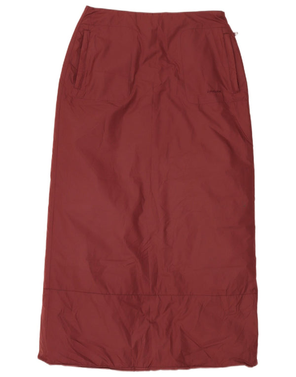 Gonna lunga imbottita da donna Invicta UK 12 media W30 poliestere bordeaux