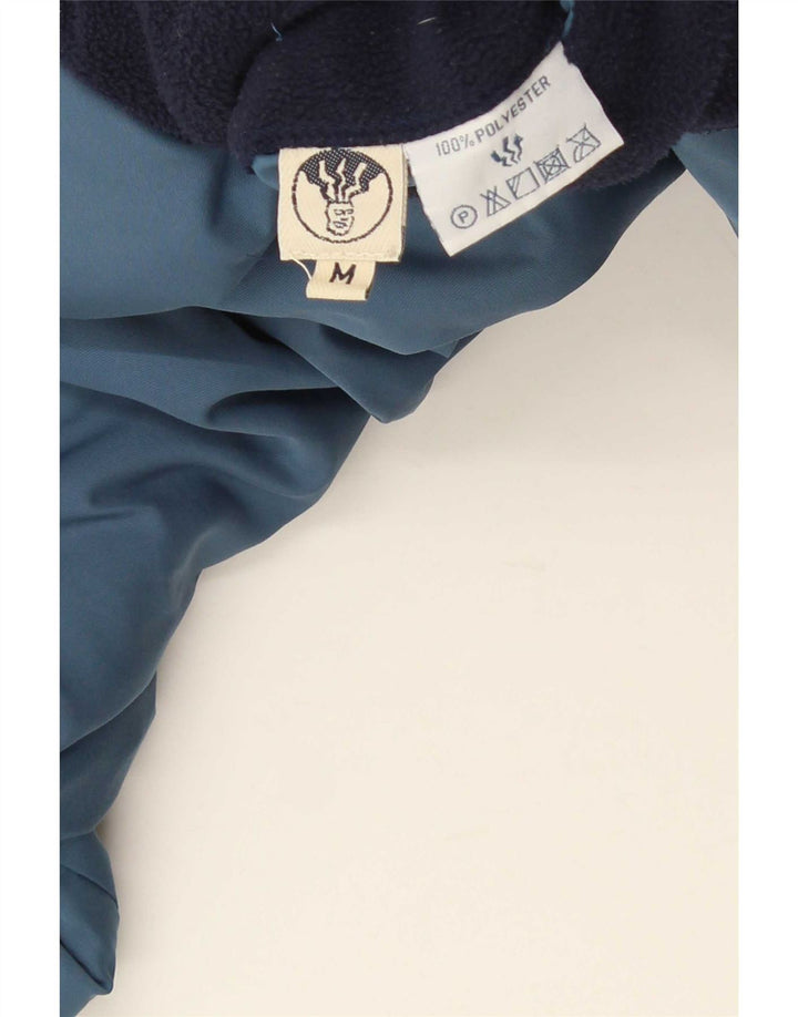 Maglione in pile reversibile da uomo con zip e collo Fat Face medio poliestere blu navy