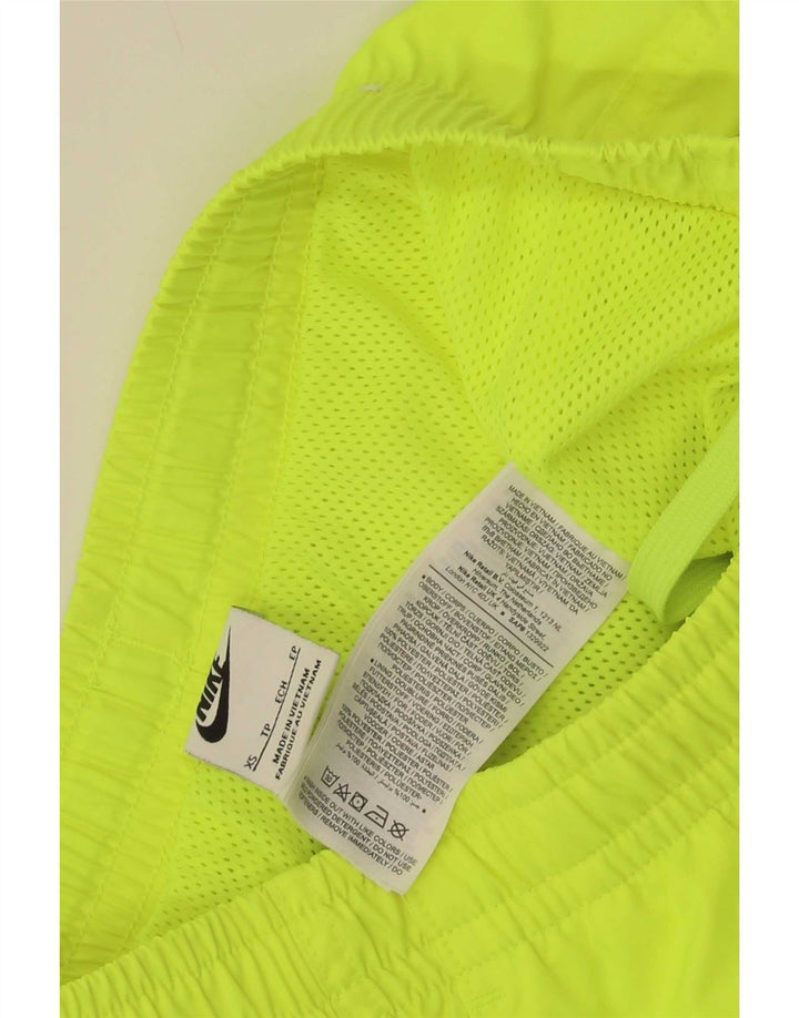 Pantaloncini sportivi grafici Nike da uomo XS in poliestere giallo