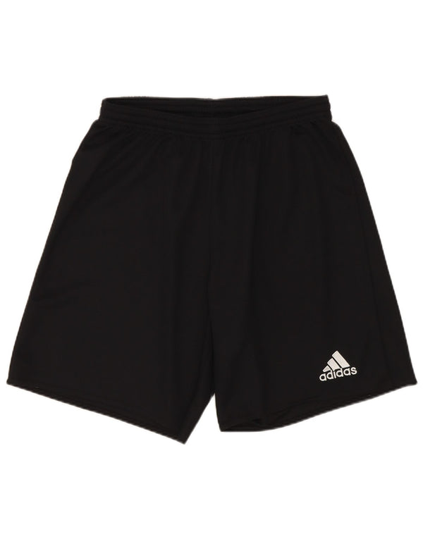 Pantaloncini sportivi Adidas Climalite da uomo piccoli in poliestere nero