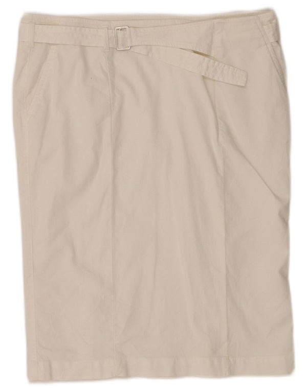 Gonna Dritta Donna TRUSSARDI IT 46 Large W34 Bianca