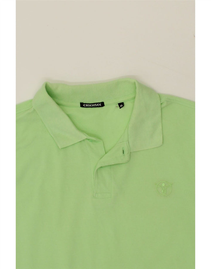 CHIEMSEE Mens Polo Shirt XL Green Cotton Vintage Chiemsee and Second-Hand Chiemsee from Messina Hembry 