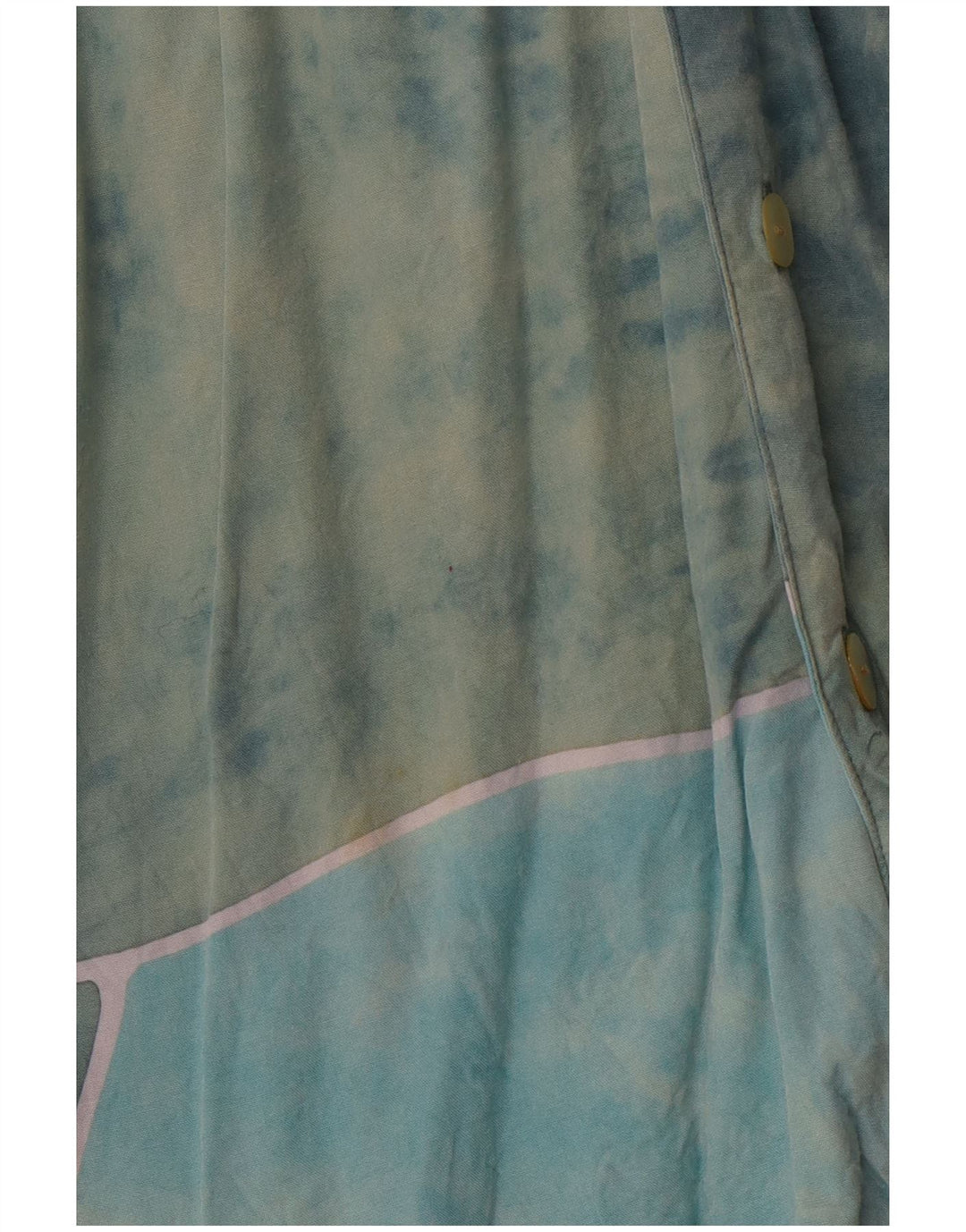 Camicia da uomo con motivo astratto VINTAGE XL Rayon blu