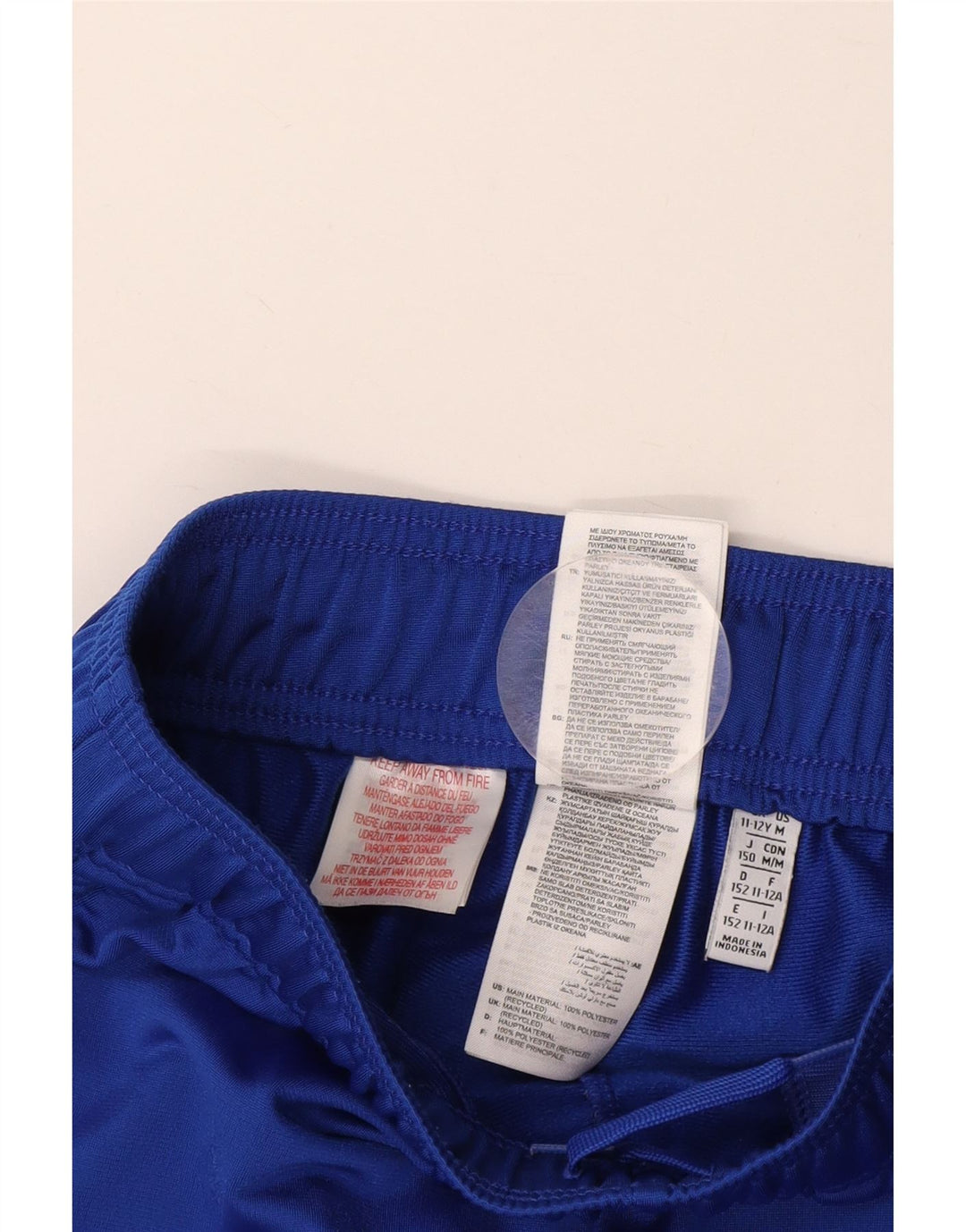 Pantaloni da tuta ADIDAS da ragazzo Joggers 11-12 anni Poliestere blu