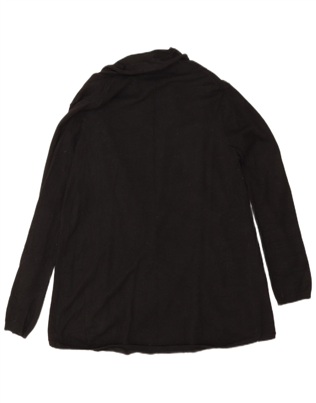 Maglione cardigan aperto da donna Zara UK 16 grande nero