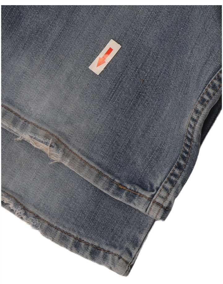 Jeans dritti regolari da uomo Marks & Spencer W36 L31 cotone blu