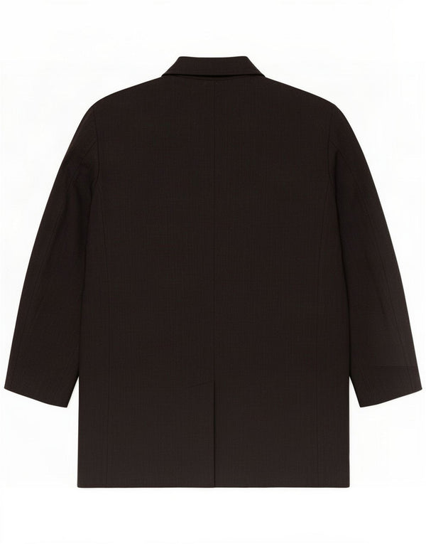 Cappotto Trussardi Uomo UK 40 Large Grigio Lana