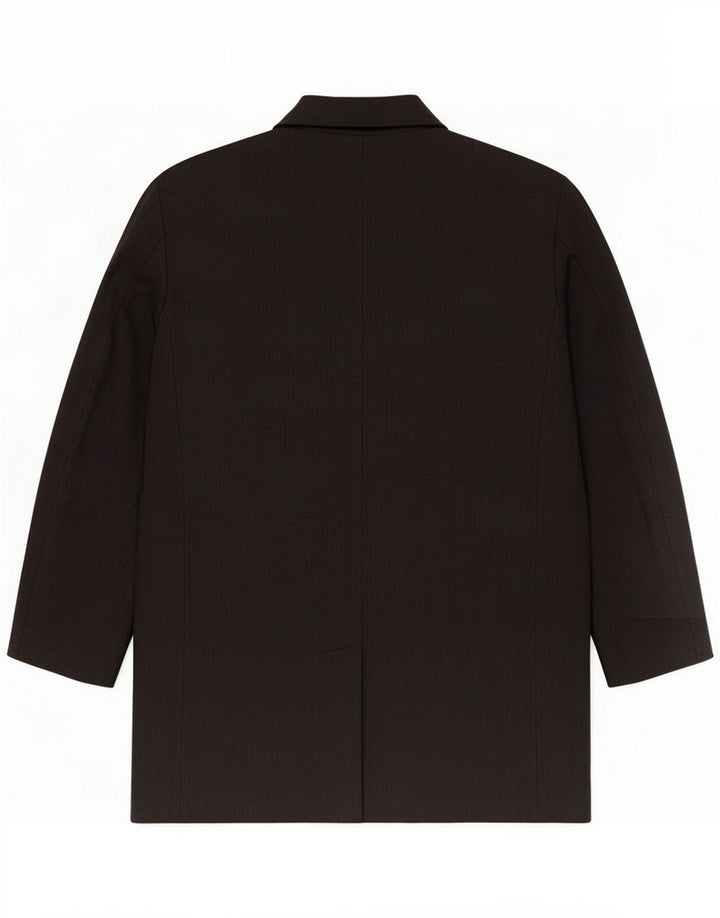 Cappotto Trussardi Uomo UK 40 Large Grigio Lana