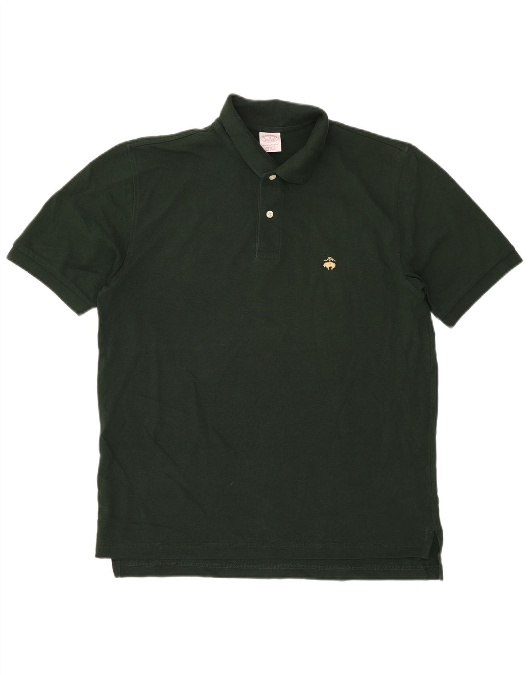 Polo da uomo Brooks Brothers in cotone verde medio