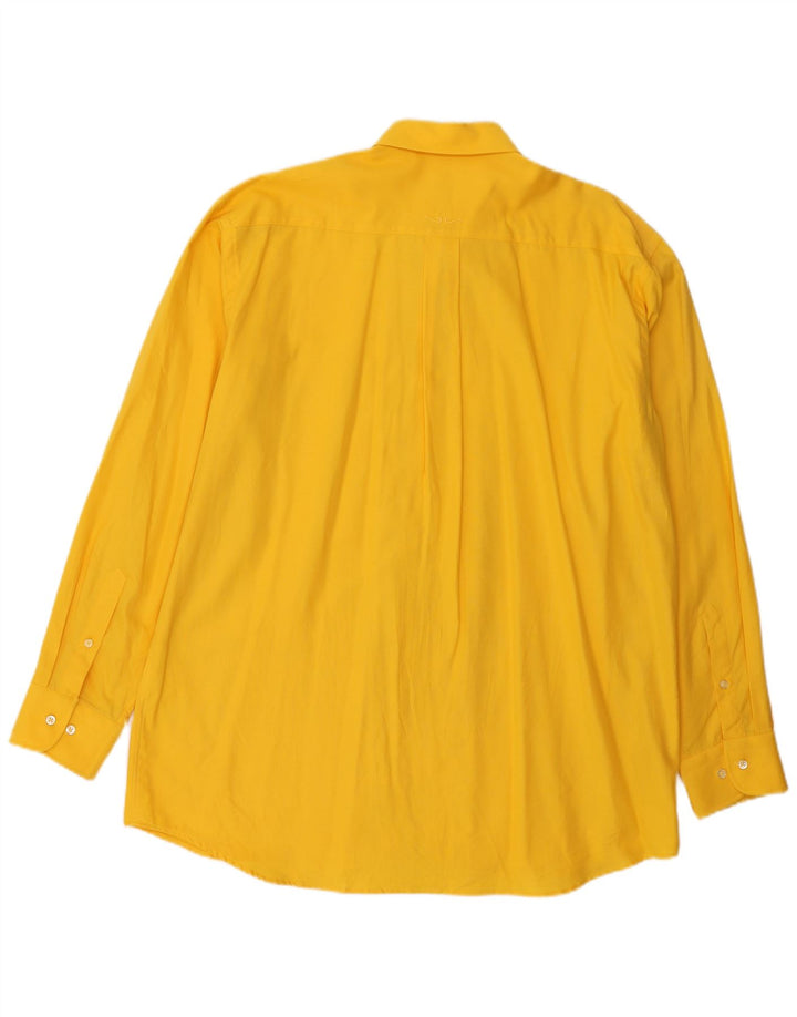 Camicia da uomo Jacque Britt taglia 44 XL cotone giallo