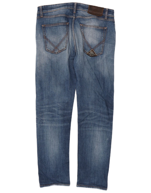 Jeans slim da uomo Roy Rogers W36 L30 cotone blu