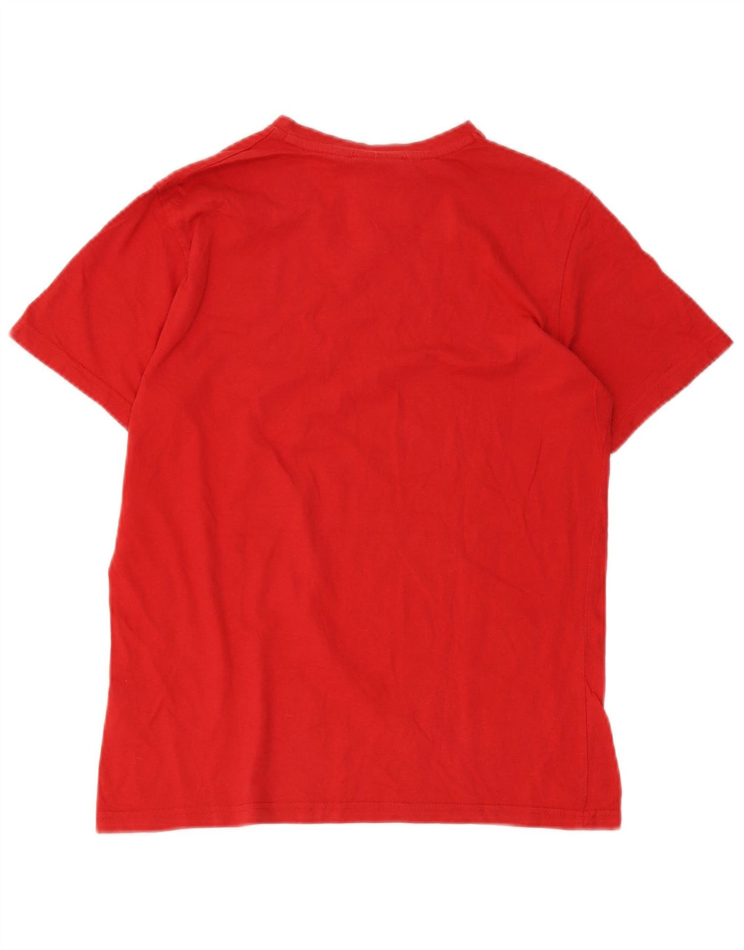 T-shirt da uomo Fila Top in cotone rosso medio