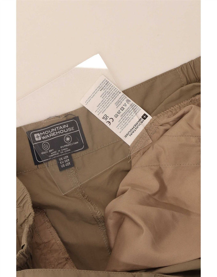 Pantaloni cargo dritti da uomo Mountain Warehouse W40 L31 Beige Poliammide