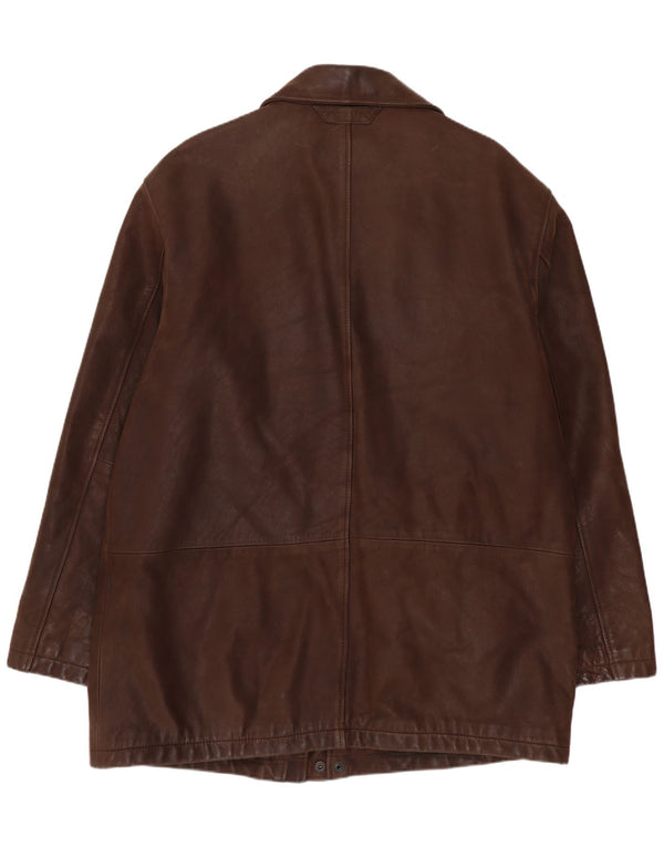 Douglas Giacca in pelle da uomo UK 42 XL Marrone