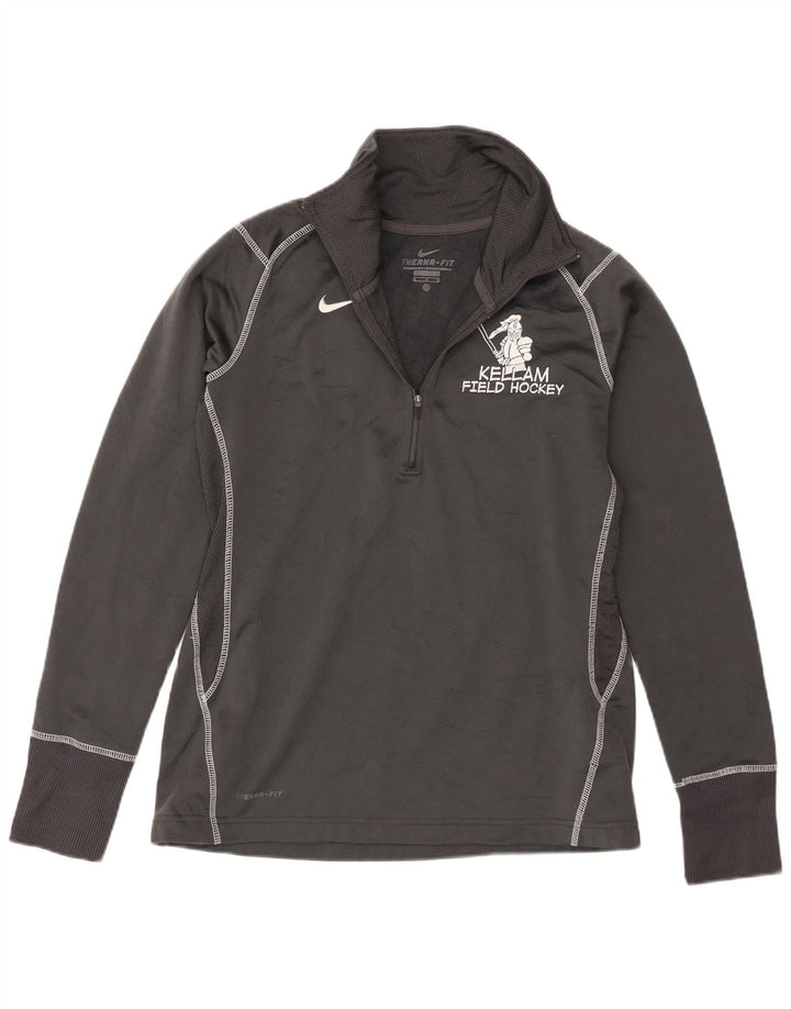 Felpa grafica da hockey su prato Nike Kellam da uomo, grigio medio