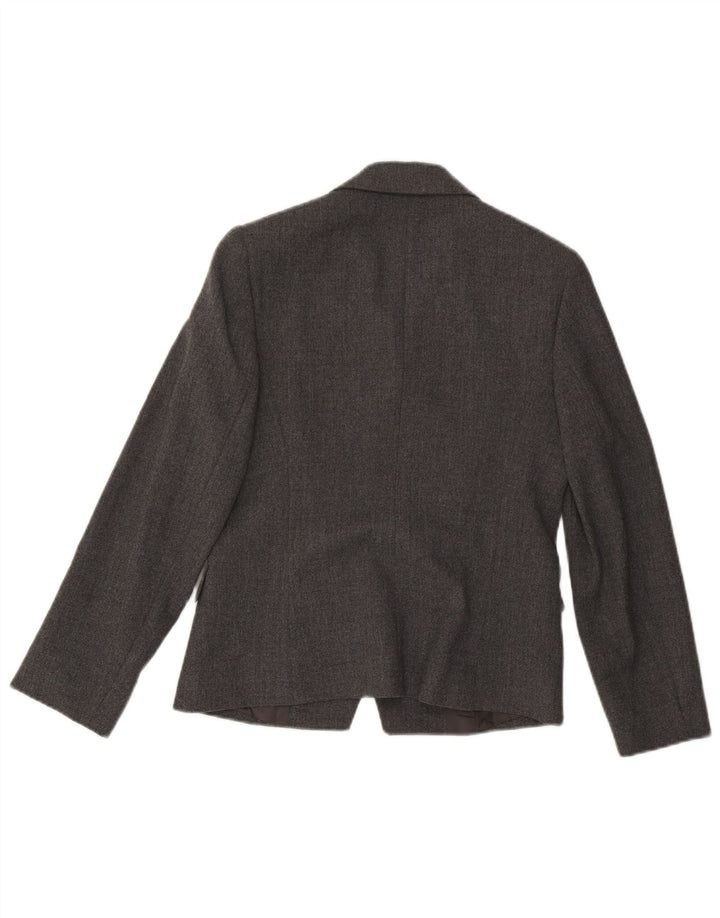 MOMENTI Giacca Blazer 4 Bottoni Donna IT 42 Poliestere Grigio Medio