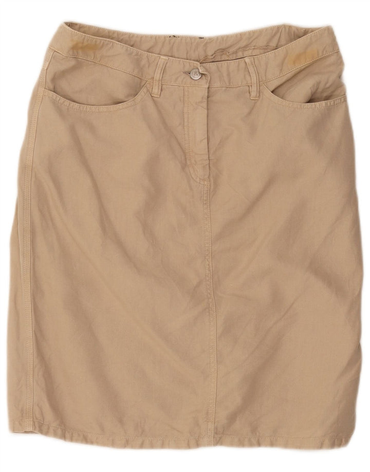 Gonna dritta da donna Dolce & Gabbana IT 44 media W34 cotone beige