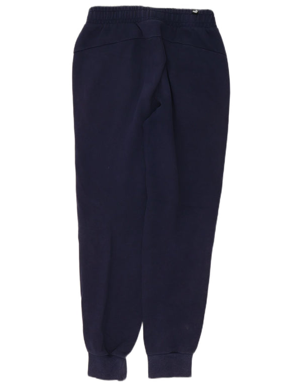 Pantaloni da tuta da uomo Puma Joggers Small Blu Navy Cotone
