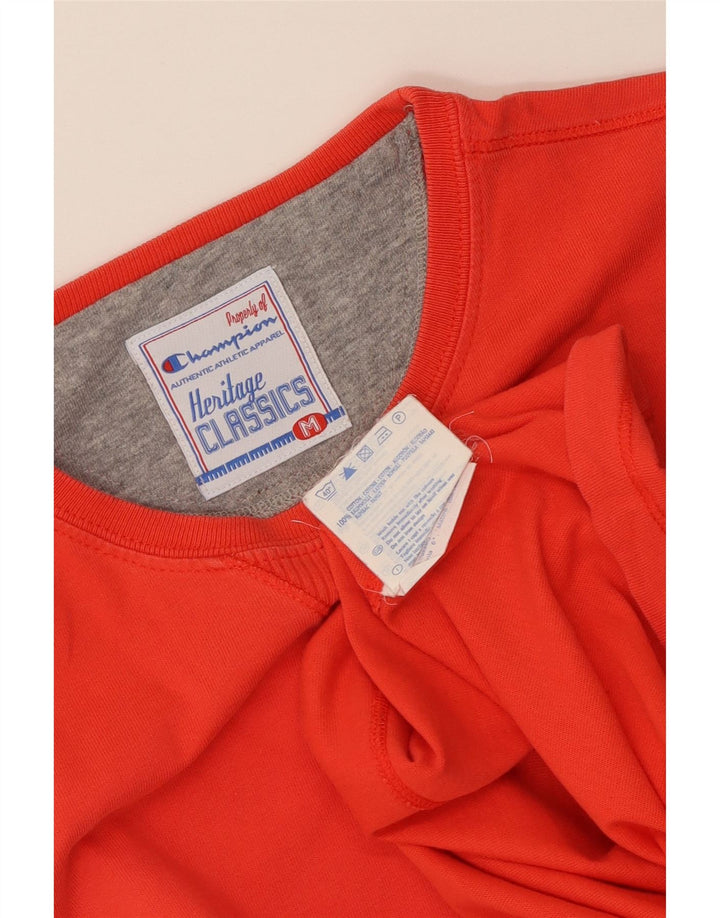 T-shirt Champion da donna Heritage UK 12 rosso medio in cotone