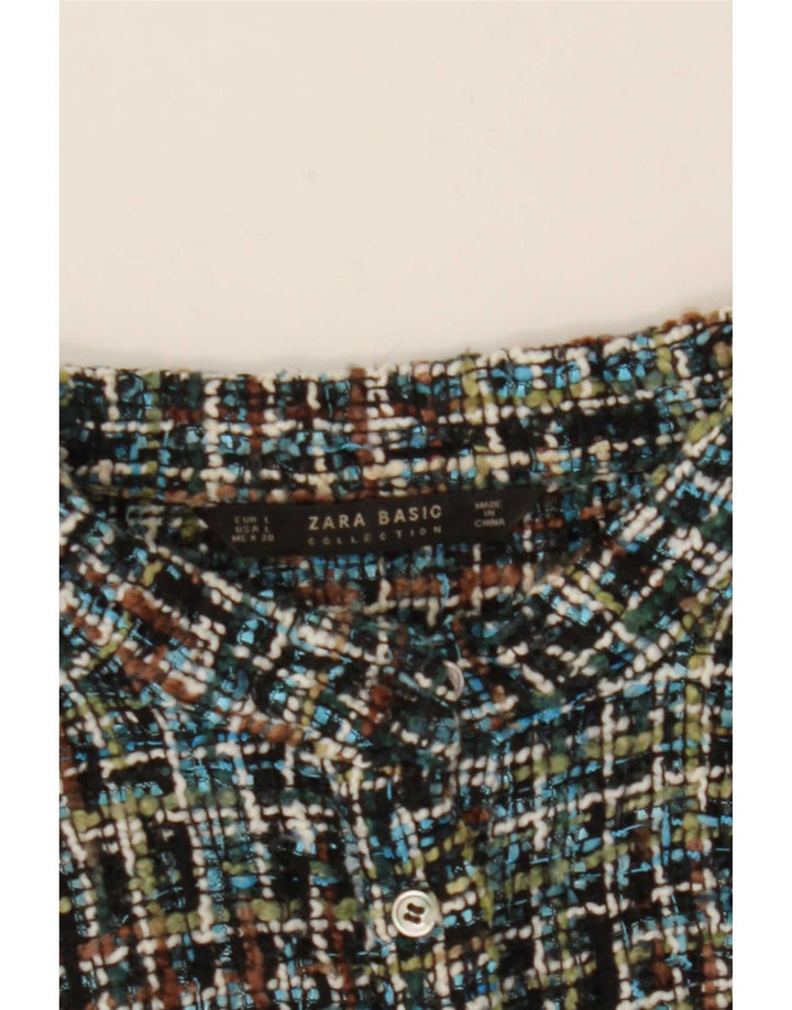 Camicia Zara da donna UK 16 a righe grandi multicolori