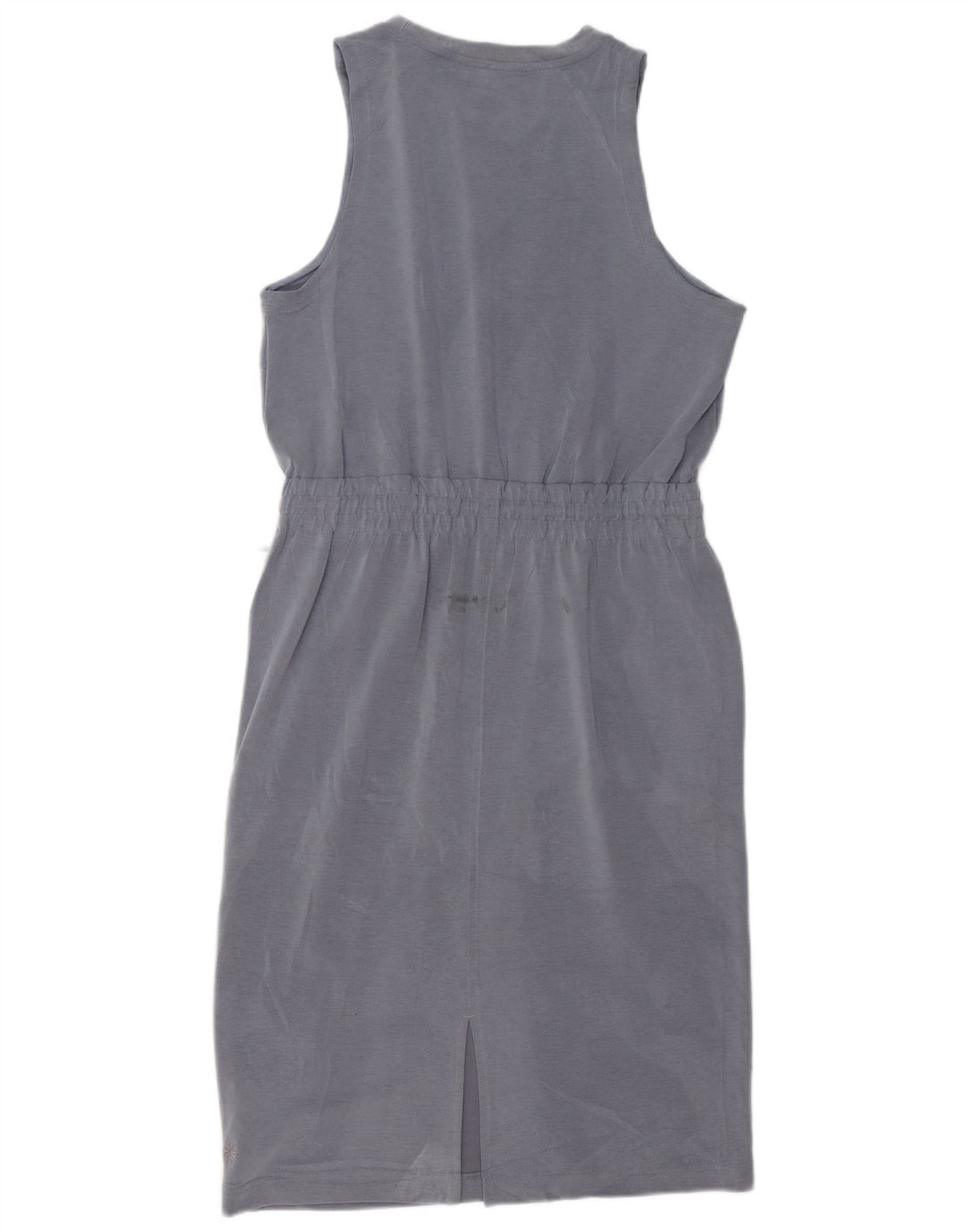 ATHLETA Abito tubino senza maniche da donna UK 14 Tencel grigio medio