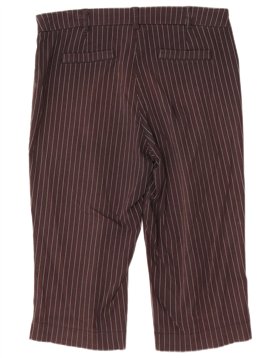 Pantaloni Capri da donna Marks & Spencer EU 40 medi W32 L18 a righe grigie