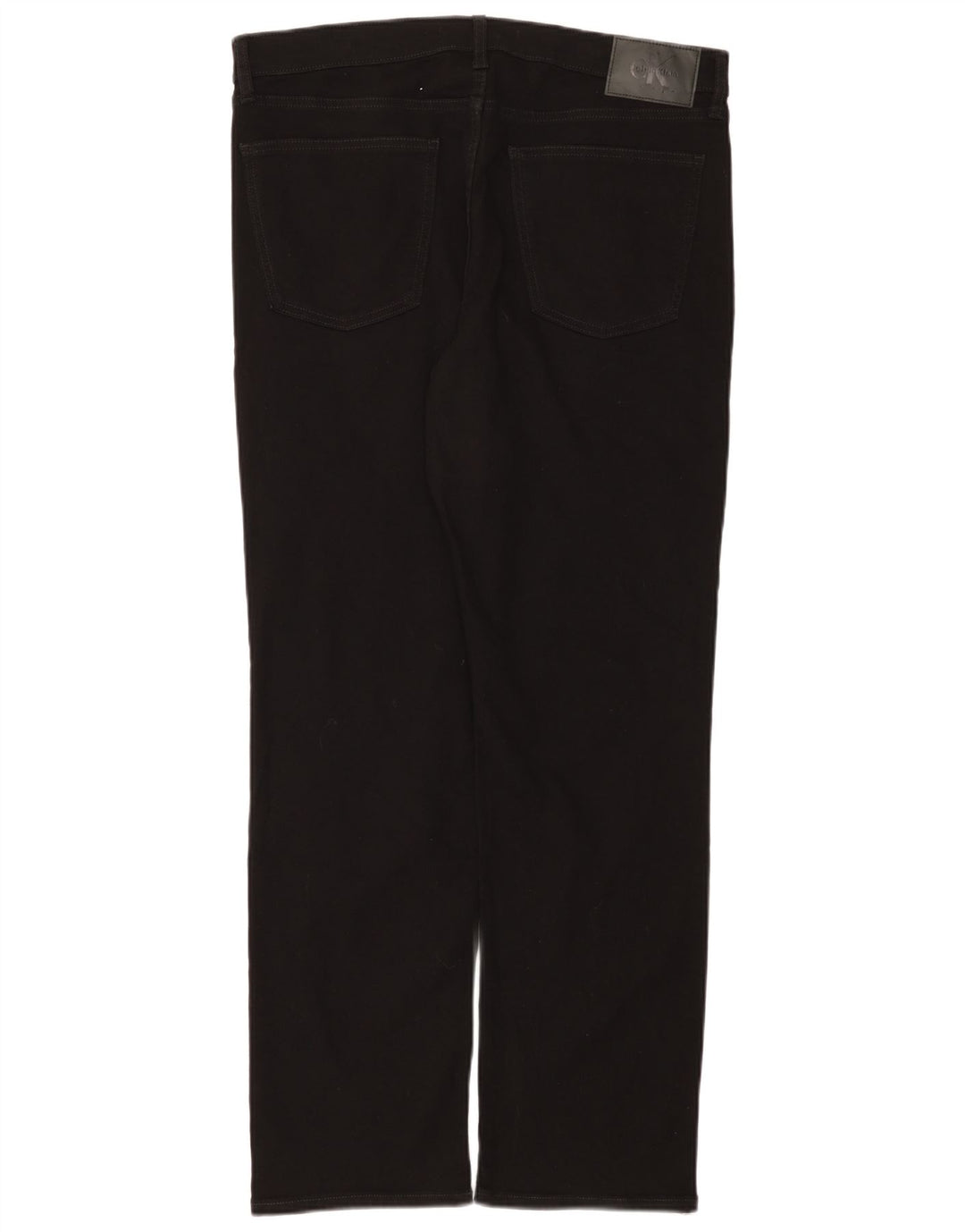 Jeans dritti da uomo Calvin Klein W36 L32 cotone nero