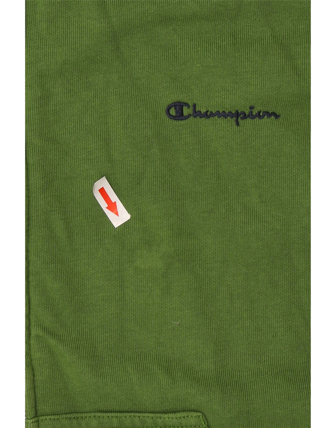 Maglione con cappuccio e zip da uomo Champion grande in cotone verde