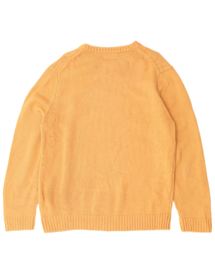 Maglione maglione girocollo da uomo Zara giallo medio