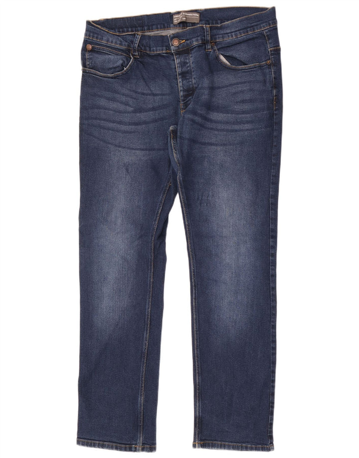 Jeans slim da uomo French Connection W36 L32 cotone blu