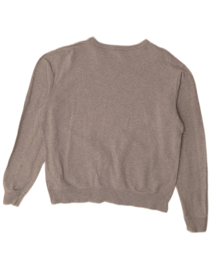 Felpa oversize da donna Levi's UK 14 Cotone chiazzato grigio medio