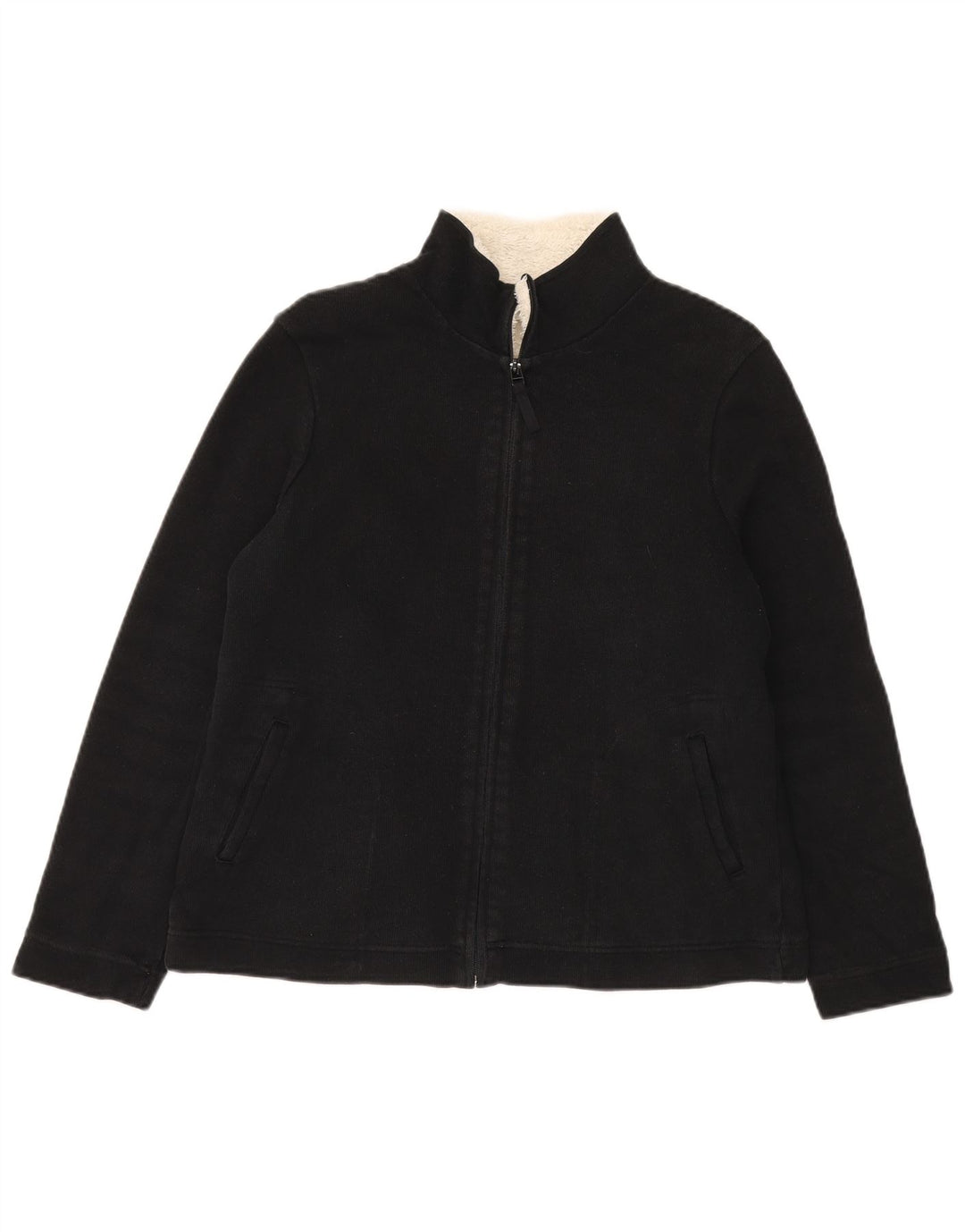 Giacca da ginnastica da donna Marks & Spencer Sherpa UK 14 grande nera