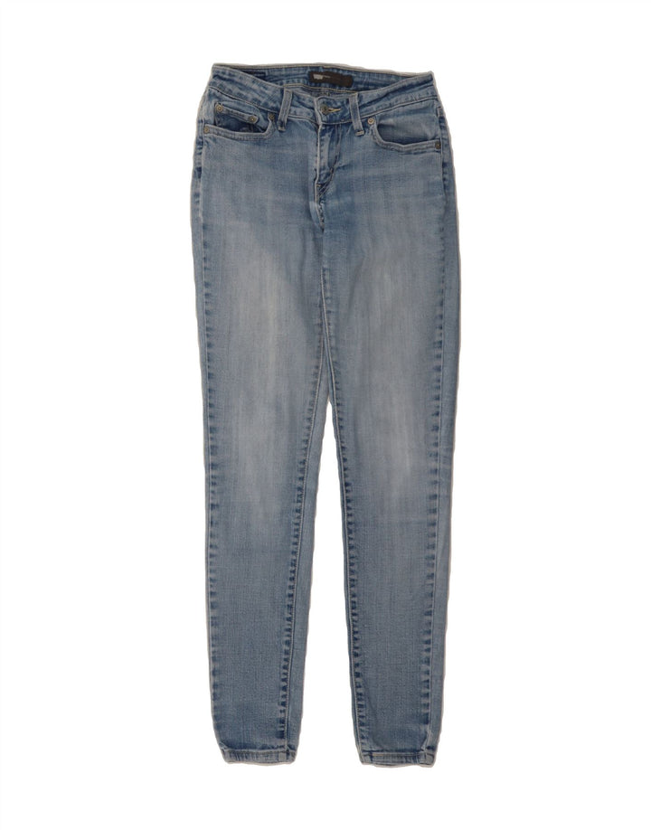 LEVI'S Womens Legging Skinny Jeans W27 L30 Blue Cotton Vintage Levi's and Second-Hand Levi's from Messina Hembry 