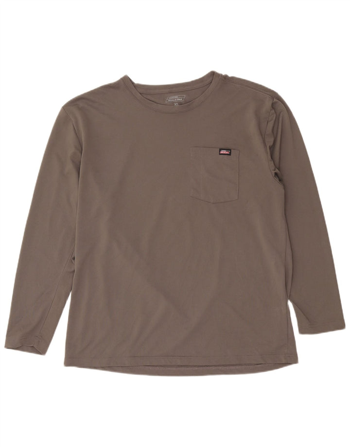 Dickies Top da uomo a maniche lunghe XL grigio poliestere