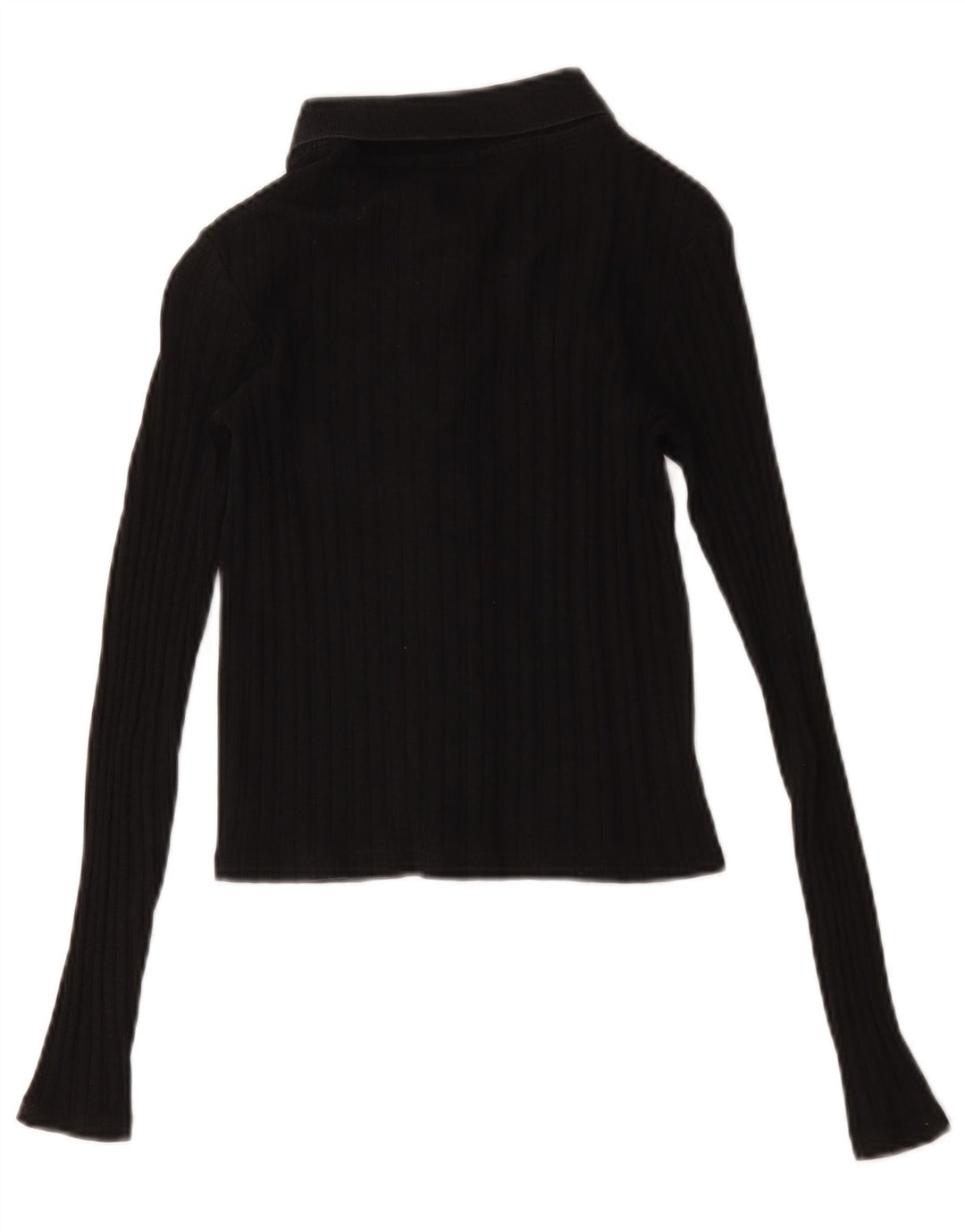Camicetta corta da donna Zara UK 8 piccola in cotone nero