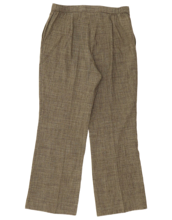 Pantaloni casual da donna Marks & Spencer UK 12 medi W30 L29 verdi screziati