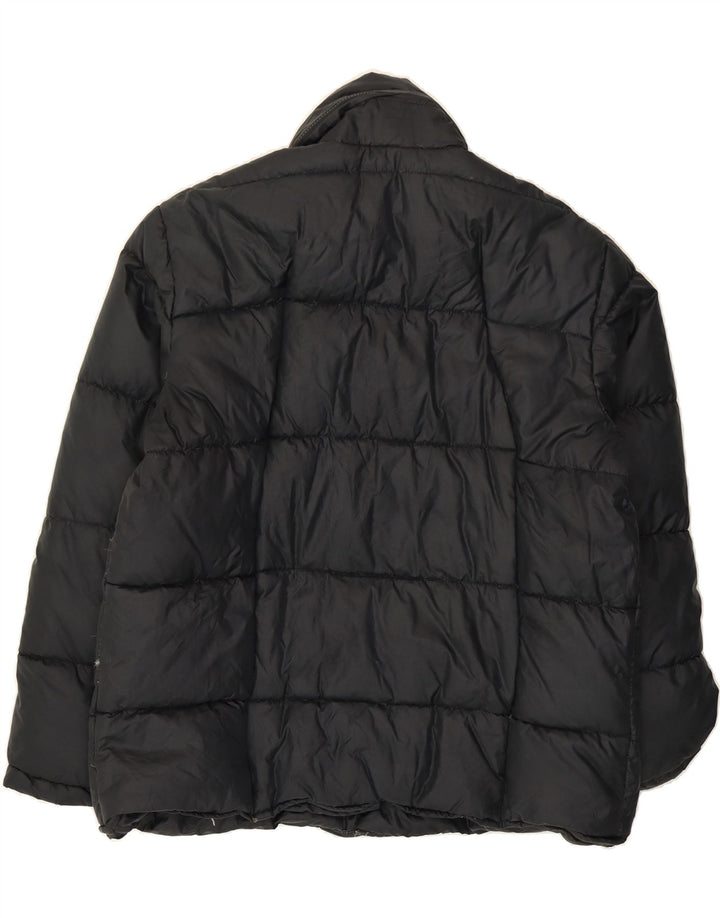 REPLAY Mens Padded Jacket UK 38 Medium Black Vintage Replay and Second-Hand Replay from Messina Hembry 
