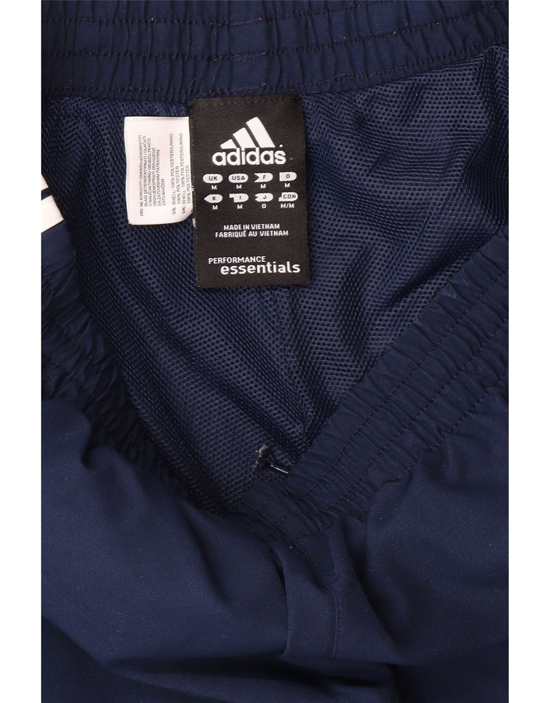 Pantaloni da tuta ADIDAS Climalite da uomo medio poliestere blu navy