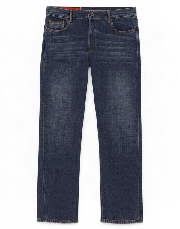 Jeans dritti da donna Guess W31 L28 cotone blu