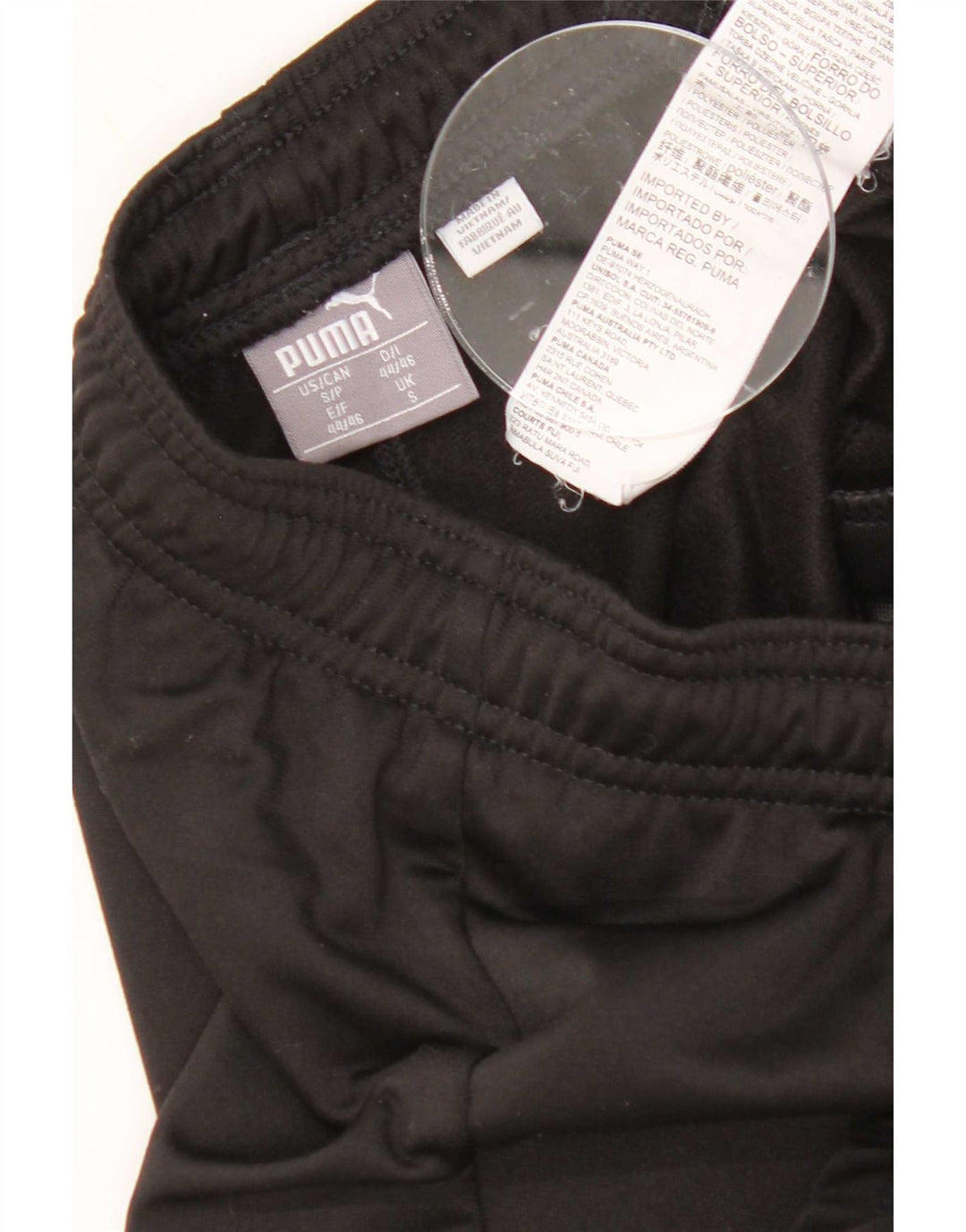 Pantaloni da tuta da uomo Puma Small neri in poliestere
