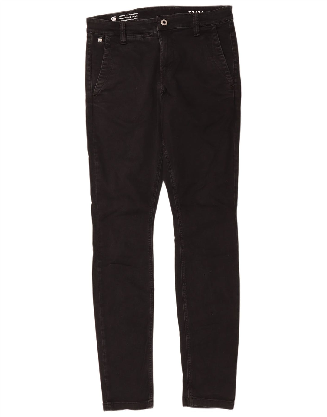 Jeans slim da uomo G-Star W32 L36 cotone nero